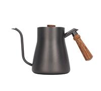 Capola in acciaio inossidabile inossidabile con gocciolamento con gocciolamento con manico in legno da tè 850 ml per caffetteria per la casa