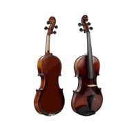 Capolavoro di violino acustico fatto a mano e vintage italiano dipinto a mano ad olio 4/4 violino a grandezza naturale marrone(Color:Dark brown)