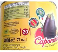 Caponata Contorno gr. 2000 kg 2