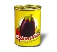 CAPONATA DI MELANZANE TRADIZIONALE SICILIANA lattina da 140 gr. azienda storica CONTORNO Palermo - Confezione da 24 lattine da 140 gr. (24)