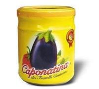 Caponata di melanzane vetro contorno 6 pezzi da gr.200