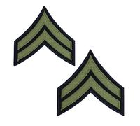 CAPORALE a righe DISTINTIVO Oliva - WW2 Riproduzione AMERICANA RANGO