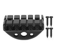 Capotasto blocco corde per chitarra elettrica, capotasto chitarra, lega zinco antiruggine, superficie liscia, 6 corde, ricambio fai da te, resistente, appassionati