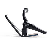 Kyser Quick-Change Capotasto per chitarra acustica a sei corde, Nero, KG6B