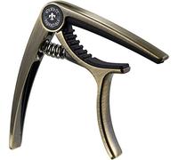 Capotasto Deluxe per Chitarre Acustiche, Ukulele, Banjo, Mandolino, Basso - Realizzato in Lega di Zinco di Alta Qualità per Strumenti a 6 e 12 Corde - Accessori di Lusso di Nordic Essentials