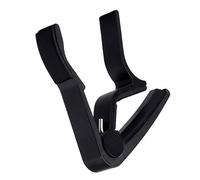 Capotasto in Lega di Alluminio Nero per Ukulele e Banjo | Silicone a Contatto, Uso Manuale per Principianti ed Esperti, Clip Compatta per Accordatura Precisa