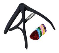 Capotasto in nylon per chitarra, tensione di innesco, cambio rapido, clip regolabile e preciso, per donne, uomini, musicisti, principianti, per esercitarsi con un