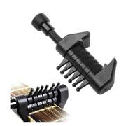 Capotasto parziale regolabile per chitarra, capotasto multicorde applicabile a chitarre acustiche ed elettriche per accordature aperte e accordi ragno - nero
