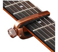 Capotasto per chitarra, Capotasto for chitarra con rullo regolabile in metallo for basso elettrico acustico violino ukulele multicolore(Burgundy)