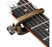 Capotasto per chitarra Capotasto for chitarra regolabile con rullo in metallo, perfetto for cambio rapido di accordatura for acustica elettrica, basso, violino e ukulele(Yellow)