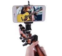 Capotasto per chitarra, compatibile con Android e iP/hone, morsetto per testa di chitarra, per chitarre acustiche ed elettriche