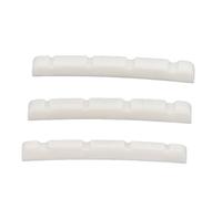 Capotasto per Chitarra Elettrica, 3 Pezzi Capotasto per Basso a 4 Corde Tono Migliorato per Basso Osseo con Intaglio Facile Installazione per con Fondo