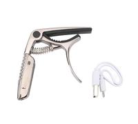 Capotasto per Chitarra Elettrica, Capotasto per Chitarra Turner con Clamp/Holder 2 in 1 per Suonare (BLACK)