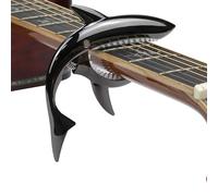 Capotasto per chitarra elettrica, ukulele, capotasto con corde in metallo | Capotasto per chitarra con buona sensazione in mano, leggero, per chitarra acustica, folk, elettrica, ukulele