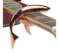 Capotasto per ukulele, clip in metallo per chitarra, a forma di squalo