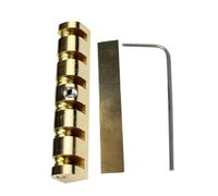 Capotasto regolabile in altezza in ottone da 43 mm, per chitarre elettriche Les Paul LP SG a 6 corde, parti di ricambio