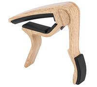 Capotasto Universale per Chitarra Acustica e Elettrica, Clip per Tuning, Materiale Plastico Durevole - Molla in Acciaio di Qualità, Protezione in Silicone, Facile da Usare (Marrone)