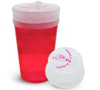 Capote2Verre Copribicchiere anti droga - Safe cup - Coperchi per bicchieri festival, feste e discoteca - Anti rovesciamento - Riutilizzabili - Tappo bicchiere (1)