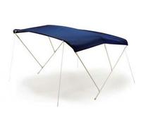 CAPOTTINA PARASOLE RESISTENTE AI RAGGI U.V. TELO BLU 3 ARCHI 225X180X110