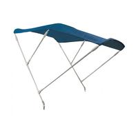 Capottina Tendalino 3 Archi Blu (+ Alte) - Struttura Alluminio e Tessuto PVC - 185 cm.