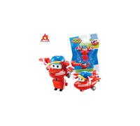 (Capovolgi) Super Wings S5 2" Mini figure d'azione per aeroplani Transforming Deformation Transform-a-Bots