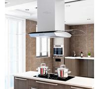 Cappa 50665 a Isola da 90 cm Aspirante Colore Acciaio Inox