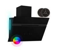 CAPPA A PARETE 60CM ASPIRANTE 600 M³/ORA LED 9 COLORI TOUCHSCREEN ALINA CAPPA