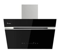 KKT KOLBE Cappa aspirante inclinata AURORA6005SE, 60 cm, nero argento