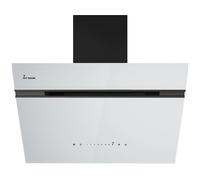 KKT KOLBE AURORA6005SW - Cappa aspirante 60 cm, 782 cbm/h, senza testa, vetro bianco e nero, funzione di ripresa automatica, Smart WiFi, sensore Touch, illuminazione a LED RGBW