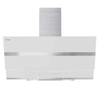 KKT KOLBE Cappa aspirante inclinata HERMES9005WM, 90 cm, bianco argento