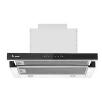 KKT KOLBE | Cappa da 60 cm | Aspirante & Filtrante | Cappa da incasso | Cappa a scomparsa | Acciaio inox | Argento Nero | Comandi SensorTouch | Illuminazione LED | TEL500