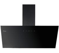 KKT KOLBE TRIO9025S - Cappa aspirante 90 cm, 782 cbm/h, cappe da parete senza testa, colore nero, vetro, controllo gestuale, funzionamento SensorTouch, illuminazione a LED
