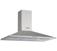 SILVERLINE Cappa da Cucina a Parete 2240.9.733.04-90 cm, Aspirazione Massima 295m³/h, Lampada LED 1x3 W