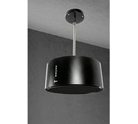 Cappa ad isola GURARI GCH I 237 50 BL, cofano ad isola a ricircolo, 50cm, cofano a soffitto, 860m³/h, nero, 3 livelli, illuminazione LED, timer, filtro carbone incluso