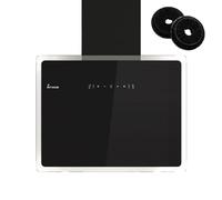 Cappa Aspirante 60 cm | A Parete | Acciaio Inossidabile | Nero | Vetro | Funzionamento SensorTouch | Controllo Gestuale | PENTA6015S