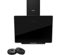 COMFEE' Cappa Aspirante 60 Cm ANGJ64B-60 Vetro Temperato Cappa Cucina Con Touch