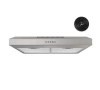 Cappa Aspirante 60 Cm, Cappe a Muro, Sottopensile Cappa Da Cucina, 3 Velocità, L