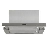 Cappa aspirante 60 cm schermo piatto Bauknecht grigio argento DBAH64LMX