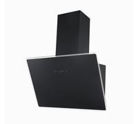 Cappa Aspirante 60 CM senza Testa Cappa Inclinata Vetro Nero LED respekta