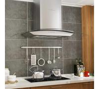 Cappa 50666 a Parete da 90 cm Aspirante Colore Argento