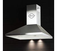 Cappa aspirante a parete Gurari C 147 50 cm -1000m³/h- Cappa aspirante a parete produttore Gurari - 3 velocità -1000m³/h -LED - Cappa in acciaio inox - predisposizione riciclo [Classe energetica C].