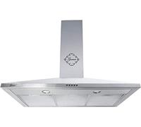 Cappa aspirante a parete Gurari C 147 90 cm -1000m³/h- Cappa aspirante a parete produttore Gurari - 3 velocità -1000m³/h -LED - Cappa acciaio inox- predisposizione riciclo [Classe energetica C]