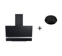 Cappa Aspirante A Soffitto 60 Cm Nera Con Filtro Respekta [EEK: A]