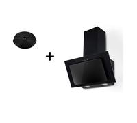 Cappa Aspirante A Soffitto 60 Cm Nera Con Filtro Respekta