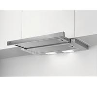 AEG DPS362AS Cappa aspirante a schermo piatto/scarico o ricircolo / 60 cm/grigio/max 215 m³/h/min. 58 - max 71 dB (A) / C/Tasti di corsa corto/grigio