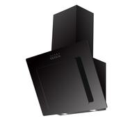 Cappa aspirante Cappa inclinata Testa libera 60 cm nero Cappa A Parete Respecta [EEK: B]