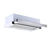 Respekta CH4138IXC | C | 53-64 dB - Cappa aspirante/schermo piatto 60 cm | alloggiamento in acciaio inox bianco | funzione di scarico e ricircolo dell'aria | CH4138IXC | C | 53-64 dB