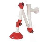 Cappa aspirante con rotazione a 360° per una ventilazione efficiente in laboratori e fabbriche