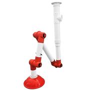 Cappa aspirante con rotazione a 360° per una ventilazione efficiente in laboratori e fabbriche