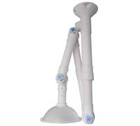 Cappa aspirante con rotazione a 360° per una ventilazione efficiente in laboratori e fabbriche